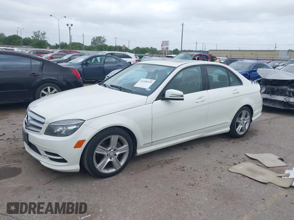2011 Mercedes-Benz C-Class C 300 Sport with VIN WDDGF5EB1BA420485, listed as a IAAI auction lot 41958339 with 117,086 mi miles. Bid and sale history available at carsss.com. Image 16.