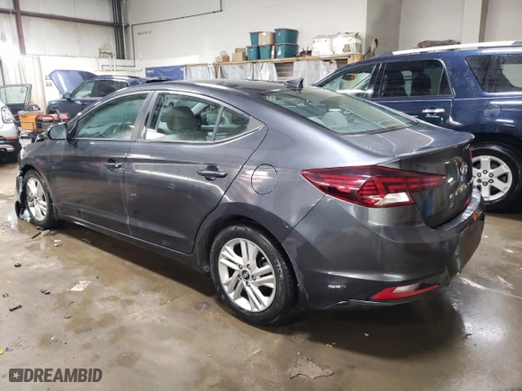 2020 Hyundai Elantra SEL with VIN 5NPD84LFXLH603675, listed as a Copart auction lot 46060855 with 36,098 mi miles and Salvage Title. Bid and sale history available at carsss.com. Image 2.