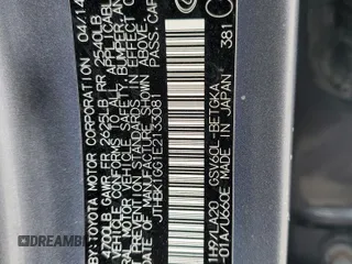 2014 Lexus ES 330 with VIN JTHBK1GG1E2133081, listed as a Copart auction lot 48027825 with 170,172 mi miles and Salvage title. Bid and sale history available at DreamBid. Image 12.