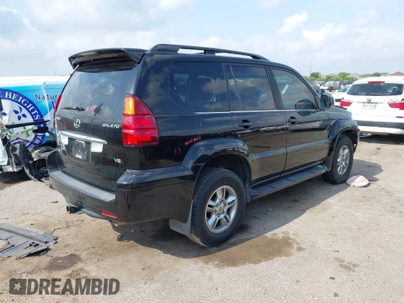 2006 Lexus GX 470 z VIN JTJBT20X060112537, wystawiony jako IAAI lot #42118423 z przebiegiem 292 557 mil mil oraz . Historia ofert i sprzedaży dostępna na DreamBid. Obrazek 4.