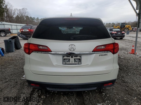 2015 Acura RDX with VIN 5J8TB3H39FL010820, listed as a Copart auction lot 88199065 with 123,508 mi miles and Salvage Title. Bid and sale history available at DreamBid. Image 6.