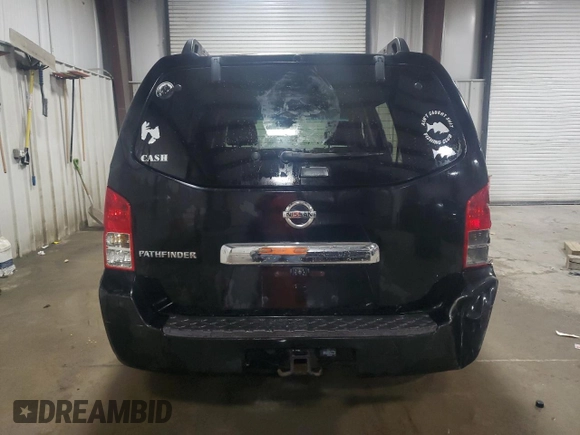 2007 Nissan Pathfinder S with VIN 5N1AR18U67C618435, listed as a Copart auction lot 67270824 with 169,498 mi miles and Salvage Title. Bid and sale history available at carsss.com. Image 6.