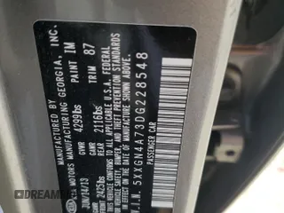 2013 Kia Optima EX z VIN 5XXGN4A73DG228548, wystawiony jako Copart lot #62209395 z przebiegiem 142 692 mil mil oraz Szkoda całkowita • Salvage title. Historia ofert i sprzedaży dostępna na DreamBid. Obrazek 12.
