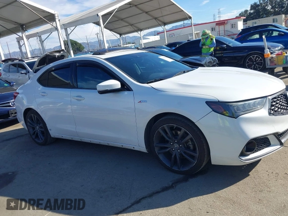 2018 Acura TLX w/A-SPEC Pkg with VIN 19UUB2F67JA003073, listed as a IAAI auction lot 41604080 with 121,078 mi miles. Bid and sale history available at carsss.com. Image 13.