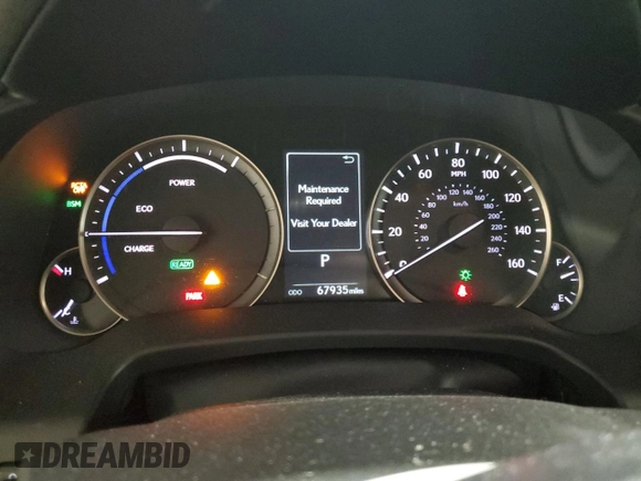 2020 Lexus RX 450h with VIN 2T2JGMDA8LC049608, listed as a Copart auction lot 58068145 with 67,935 mi miles and Salvage title. Bid and sale history available at DreamBid. Image 9.