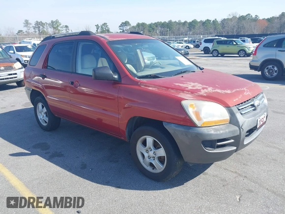 2007 Kia Sportage LX with VIN KNDJF724977426704, listed as a IAAI auction lot 41769772 with 288,082 mi miles and . Bid and sale history available at carsss.com. Image 1.