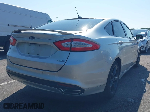 2016 Ford Fusion SE with VIN 3FA6P0T95GR322164, listed as a IAAI auction lot 42553970 with 123,416 mi miles and . Bid and sale history available at DreamBid. Image 4.