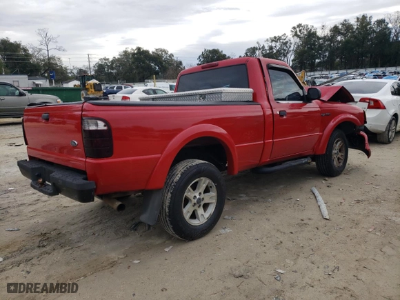 2005 Ford Ranger XL with VIN 1FTYR10U15PB02794, listed as a Copart auction lot 88910985 with 167,137 mi miles and Salvage Title. Bid and sale history available at carsss.com. Image 3.