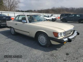 1987 Mercedes-Benz 560 Series 560SL with VIN WDBBA48D9HA067298, listed as a Copart auction lot 50447515 with 113,191 mi miles and Clean Title. Bid and sale history available at carsss.com. Image 4.
