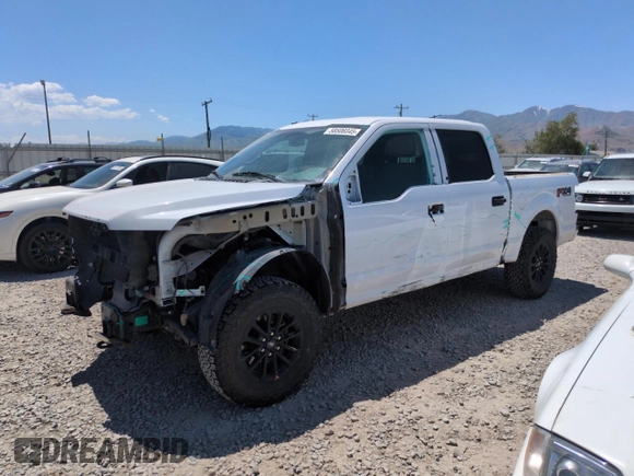 2017 Ford F-150 XL with VIN 1FTEW1EF9HKE54092, listed as a Copart auction lot 58506845 with 103,248 mi miles and Salvage title. Bid and sale history available at DreamBid. Image 1.