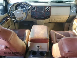 2008 Ford Super Duty F-450 DRW XL with VIN 1FTXW43R08EC23474, listed as a Copart auction lot 85691564 with 129,205 mi miles and Salvage Title. Bid and sale history available at carsss.com. Image 8.