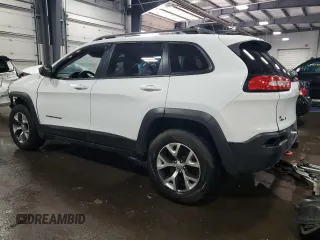 2014 Jeep Cherokee Trailhawk z VIN 1C4PJMBB5EW159957, wystawiony jako Copart lot #58535135 z przebiegiem 188 216 mil mil oraz Szkoda całkowita • Salvage title. Historia ofert i sprzedaży dostępna na DreamBid. Obrazek 2.