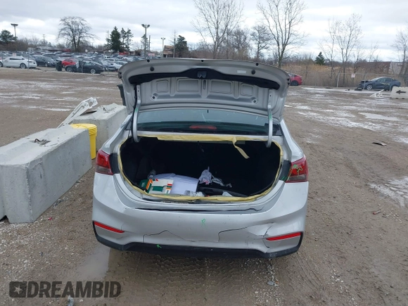 2022 Hyundai Accent SE with VIN 3KPC24A62NE173633, listed as a IAAI auction lot 39031071 with 49,089 mi miles and . Bid and sale history available at carsss.com. Image 16.