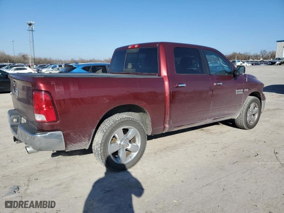 2018 Ram 1500 Big Horn with VIN 3C6RR6LT0JG145890, listed as a Copart auction lot 41678025 with 156,380 mi miles and Salvage Title. Bid and sale history available at carsss.com. Image 3.