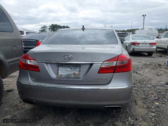 2013 Hyundai Genesis 3.8L with VIN KMHGC4DD5DU236132, listed as a IAAI auction lot 41852706 with 227,017 mi miles. Bid and sale history available at carsss.com. Image 16.