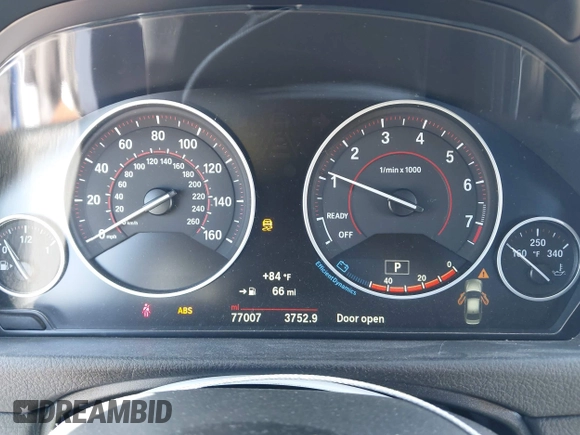 2017 BMW 3 Series 330i with VIN WBA8B9G36HNU54606, listed as a IAAI auction lot 42039176 with 77,007 mi miles and . Bid and sale history available at DreamBid. Image 7.