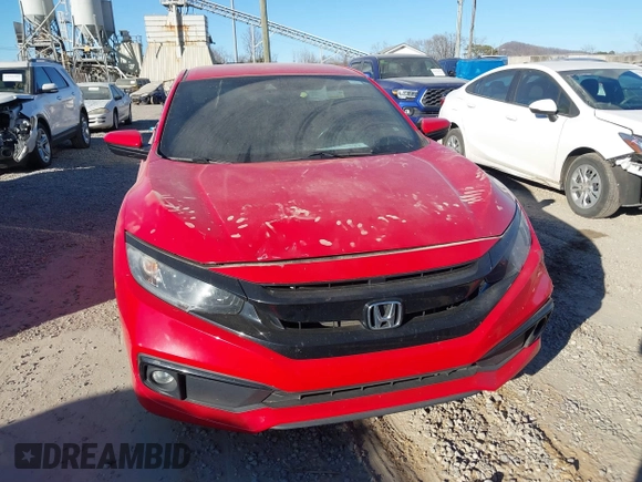 2019 Honda Civic Sport with VIN 2HGFC2F81KH535994, listed as a IAAI auction lot 41686522 with 131,835 mi miles and . Bid and sale history available at DreamBid. Image 12.