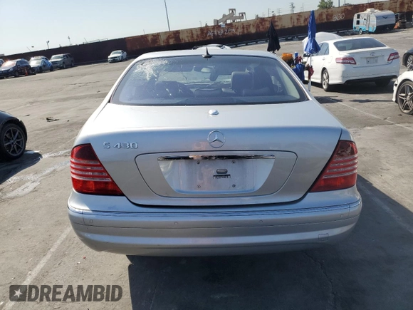 2006 Mercedes-Benz S 320/430/500 with VIN WDBNG70J96A473643, listed as a Copart auction lot 49744415 with 77,187 mi miles and Salvage Title. Bid and sale history available at DreamBid. Image 6.