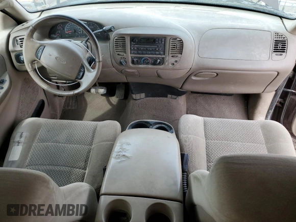 2001 Ford F-150 XL with VIN 1FTRX18L61NB40999, listed as a Copart auction lot 49641305 with 216,452 mi miles and Salvage Title. Bid and sale history available at carsss.com. Image 8.