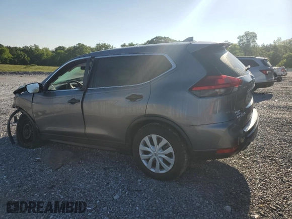 2017 Nissan Rogue S with VIN KNMAT2MV2HP508065, listed as a Copart auction lot 55185215 with 88,076 mi miles and Salvage title. Bid and sale history available at DreamBid. Image 2.