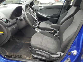 2014 Hyundai Accent GS with VIN KMHCT5AE7EU152218, listed as a Copart auction lot 57022785 with 117,677 mi miles and Salvage title. Bid and sale history available at DreamBid. Image 7.