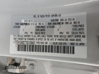 2016 Mazda CX-3 Grand Touring z VIN JM1DKBD77G0105451, wystawiony jako Copart lot #58341495 z przebiegiem 109 525 mil mil oraz Szkody całkowita. Historia ofert i sprzedaży dostępna na DreamBid. Obrazek 12.