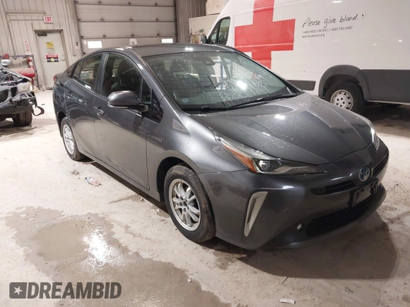 2019 Toyota Prius LE with VIN JTDL9RFUXK3007993, listed as a IAAI auction lot 41934751 with 101,150 mi miles and . Bid and sale history available at DreamBid. Image 1.