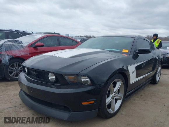 2010 Ford Mustang GT with VIN 1ZVBP8CHXA5134181, listed as a IAAI auction lot 42042405 with 58,611 mi miles. Bid and sale history available at carsss.com. Image 17.