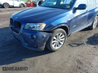 2013 BMW X3 xDrive28i with VIN 5UXWX9C54D0A26478, listed as a IAAI auction lot 41909253 with 125,938 mi miles. Bid and sale history available at carsss.com. Image 6.
