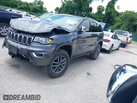 2019 Jeep Grand Cherokee Limited z VIN 1C4RJFBGXKC642891, wystawiony jako IAAI lot #42713804 z przebiegiem 53 910 mil mil oraz . Historia ofert i sprzedaży dostępna na DreamBid. Obrazek 18.