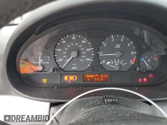 2005 BMW 3 Series 325Ci with VIN WBABW33465PG98927, listed as a Copart auction lot 47811105 with 176,868 mi miles and Salvage Title. Bid and sale history available at carsss.com. Image 9.