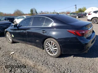 2018 Infiniti Q50 Luxe with VIN JN1EV7AR6JM443389, listed as a Copart auction lot 53515455 with 132,762 mi miles and Clean title. Bid and sale history available at DreamBid. Image 2.