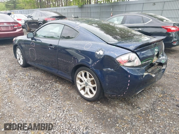 2008 Hyundai Tiburon GT z VIN KMHHN66F98U281833, wystawiony jako IAAI lot #42242717 z przebiegiem 123 291 mil mil oraz . Historia ofert i sprzedaży dostępna na DreamBid. Obrazek 3.