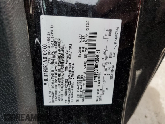 2013 Ford Mustang GT with VIN 1ZVBP8CF8D5284051, listed as a Copart auction lot 49432125 with 33,209 mi miles and Non Repairable. Bid and sale history available at carsss.com. Image 13.