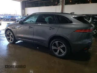 2017 Jaguar F-Pace 35t R-Sport with VIN SADCL2BV1HA886526, listed as a Copart auction lot 46521475 with 129,505 mi miles and Salvage Title. Bid and sale history available at DreamBid. Image 2.