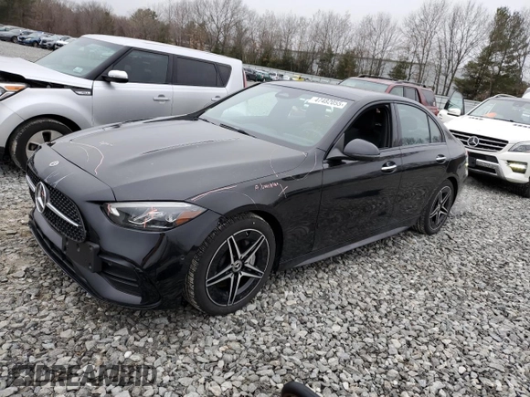 2024 Mercedes-Benz C 300 with VIN W1KAF4HB8RR171786, listed as a Copart auction lot 47482055 with 8,669 mi miles and Salvage title. Bid and sale history available at DreamBid. Image 1.