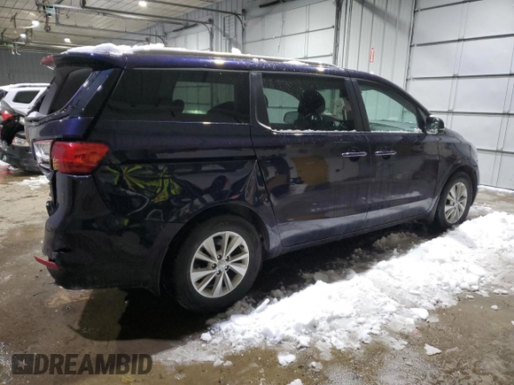 2018 Kia Sedona LX with VIN KNDMB5C12J6364139, listed as a Copart auction lot 44716045 with 72,352 mi miles and Salvage Title. Bid and sale history available at carsss.com. Image 3.