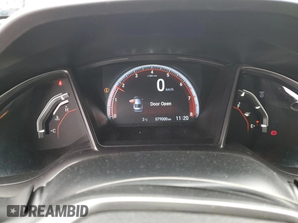 2020 Honda Civic Si with VIN 2HGFC1E53LH201033, listed as a Copart auction lot 77314194 with 79,000 mi miles and Clean Title. Bid and sale history available at DreamBid. Image 9.
