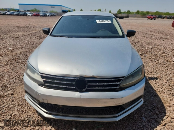2015 Volkswagen Jetta S with VIN 3VW2K7AJ6FM282554, listed as a Copart auction lot 64866165 with 132,542 mi miles and Clean title. Bid and sale history available at DreamBid. Image 5.