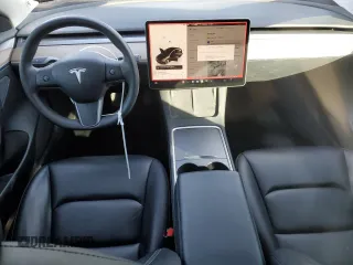2022 Tesla Model 3 with VIN 5YJ3E1EAXNF360200, listed as a Copart auction lot 44463735 with 86,880 mi miles and Salvage Title. Bid and sale history available at DreamBid. Image 8.