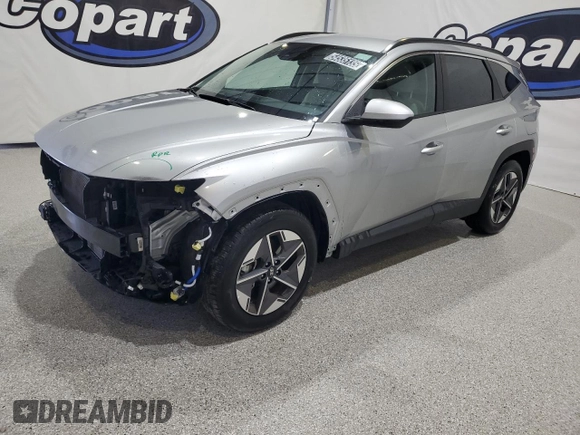 2025 Hyundai Tucson SEL with VIN 5NMJB3DE7SH467733, listed as a Copart auction lot 54535135 with 13,538 mi miles and Clean Title. Bid and sale history available at DreamBid. Image 1.