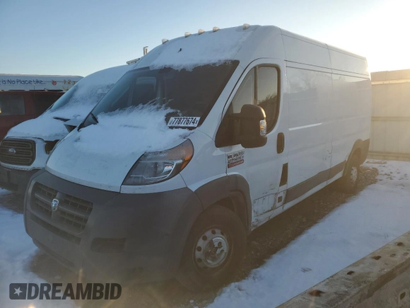2015 Ram ProMaster Cargo with VIN 3C6TRVDG6FE515888, listed as a Copart auction lot 43841555 with 155,603 mi miles and Salvage Title. Bid and sale history available at carsss.com. Image 1.