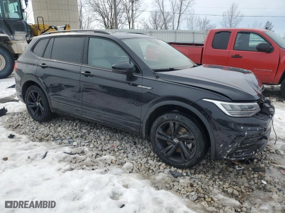 2023 Volkswagen Tiguan SE R-Line Black with VIN 3VV8B7AX5PM009612, listed as a Copart auction lot 46027305 with 26,612 mi miles and Clean Title. Bid and sale history available at carsss.com. Image 4.