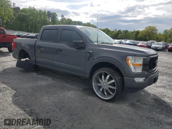 2021 Ford F-150 XL с VIN 1FTEW1CP7MFC76259, выставлен на аукционе Copart как лот 52684345 с пробегом 35 108 миль миль и Списание • Salvage title. История ставок и продаж доступна на DreamBid. Изображение 4.