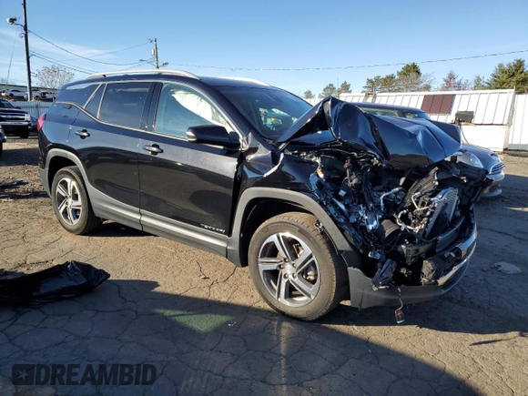 2021 GMC Terrain SLT with VIN 3GKALVEV8ML326669, listed as a Copart auction lot 82095864 with 41,943 mi miles and Salvage Title. Bid and sale history available at DreamBid. Image 4.