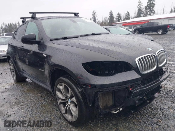 2014 BMW X6 50i z VIN 5UXFG8C57EL593257, wystawiony jako IAAI lot #41655486 z przebiegiem 128 292 mil mil oraz . Historia ofert i sprzedaży dostępna na DreamBid. Obrazek 1.
