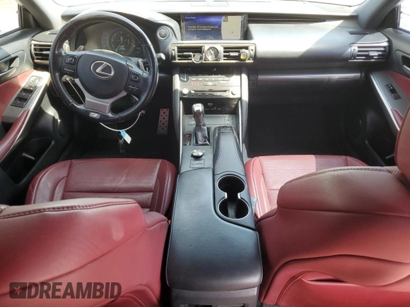 2017 Lexus IS 350 with VIN JTHBE1D29H5031465, listed as a Copart auction lot 49355215 with 86,634 mi miles and Salvage Title. Bid and sale history available at DreamBid. Image 8.
