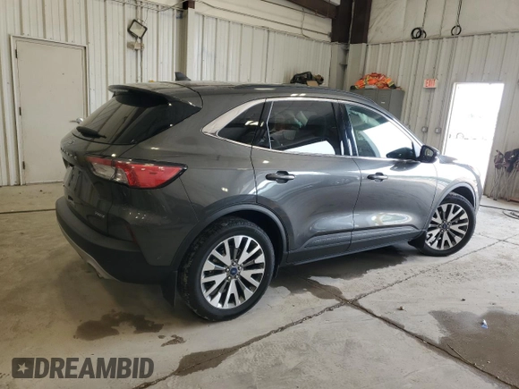2020 Ford Escape Titanium Hybrid with VIN 1FMCU9DZ7LUA95938, listed as a Copart auction lot 58720595 with 49,963 mi miles and Salvage title. Bid and sale history available at DreamBid. Image 3.