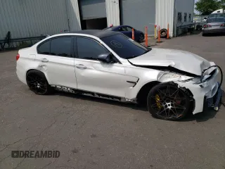 2015 BMW M3 with VIN WBS3C9C50FP804940, listed as a Copart auction lot 55555883 with 102,075 mi miles. Bid and sale history available at carsss.com. Image 4.