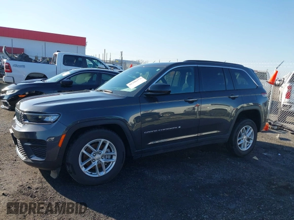 2024 Jeep Grand Cherokee Laredo X with VIN 1C4RJHAG3RC150680, listed as a IAAI auction lot 41390157 with 13,642 mi miles. Bid and sale history available at carsss.com. Image 14.